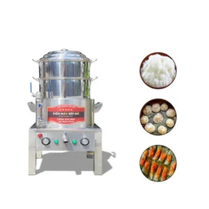 Nồi hấp điện 2 tầng D60 cm BẾP ĐỎ