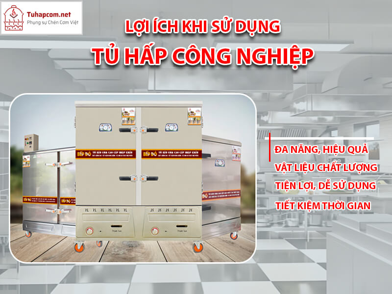 Lợi ích của việc sử dụng tủ hấp hải sản công nghiệp